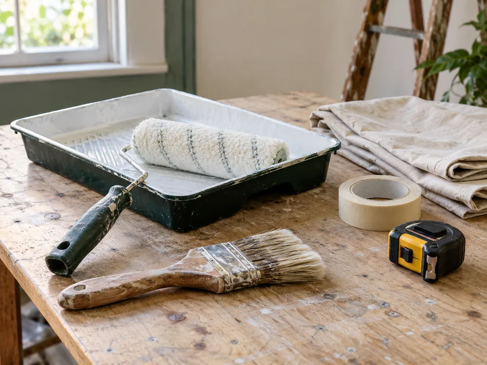 A local service professional's tools prepared for work